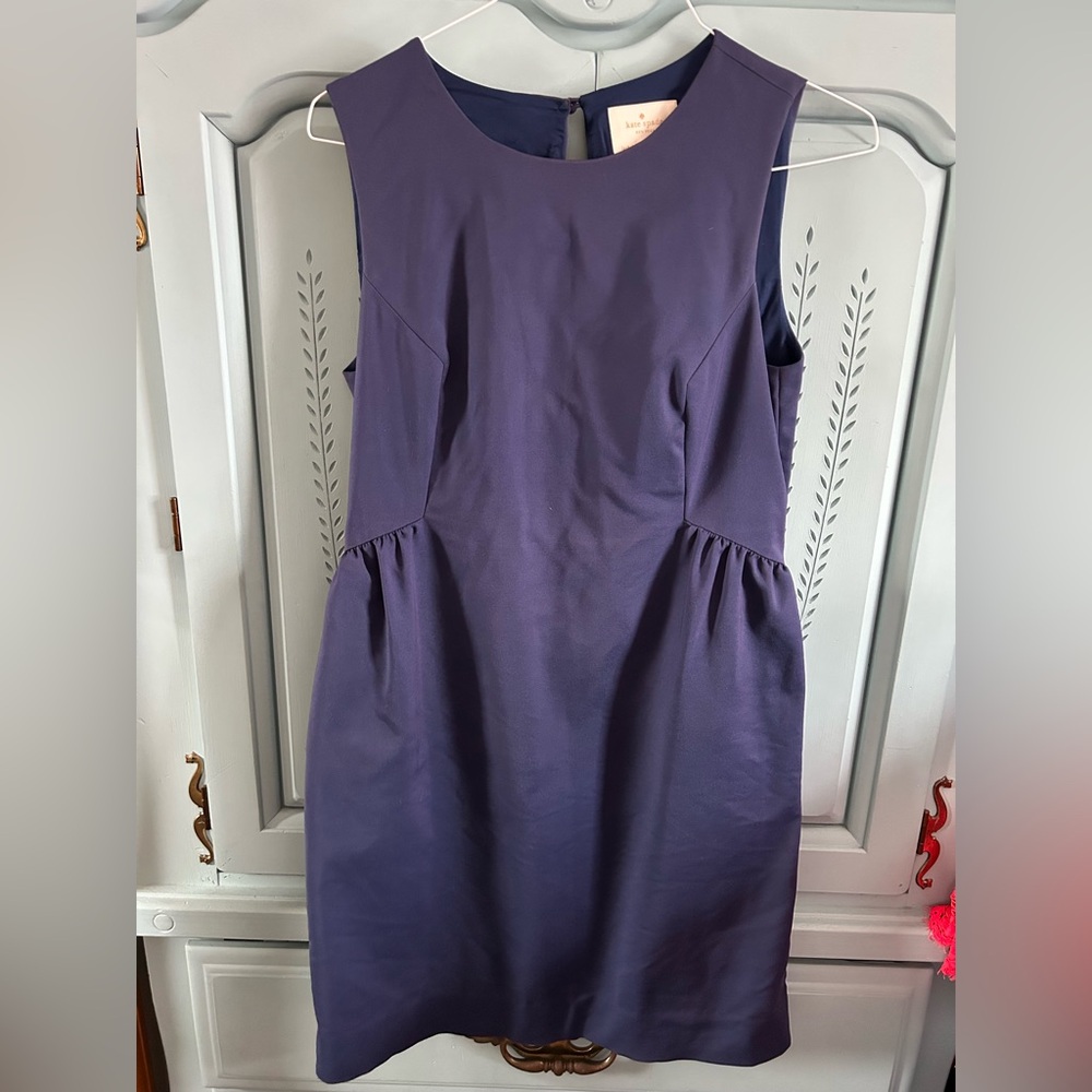 Kate Spade Purple Pleated Mini Dress